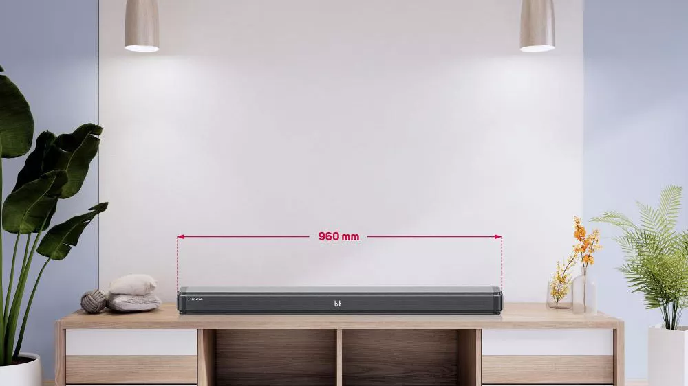 2.1CH Soundbar s vestavěnými subwoofery Sencor SSB 4450BS