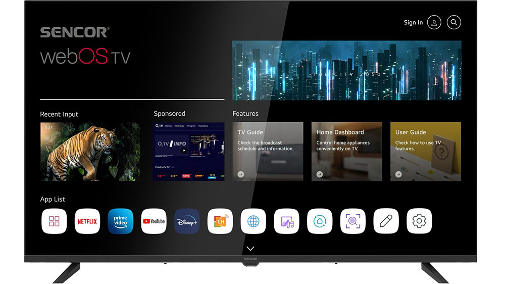 SMART televize Sencor SLE 40FS802TCS_01
