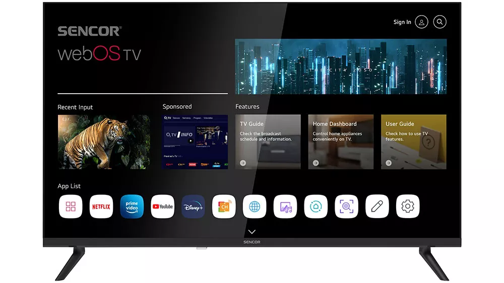 Sencor SLE 32S803B webOS Smart TV