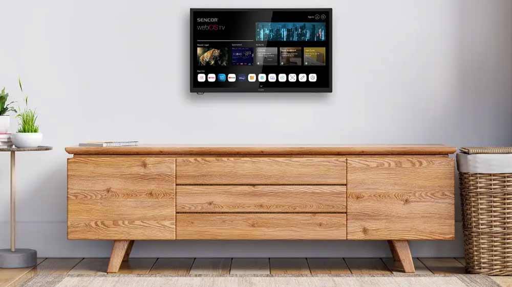WebOS Smart TV SENCOR SLE 24S803B na zdi _02