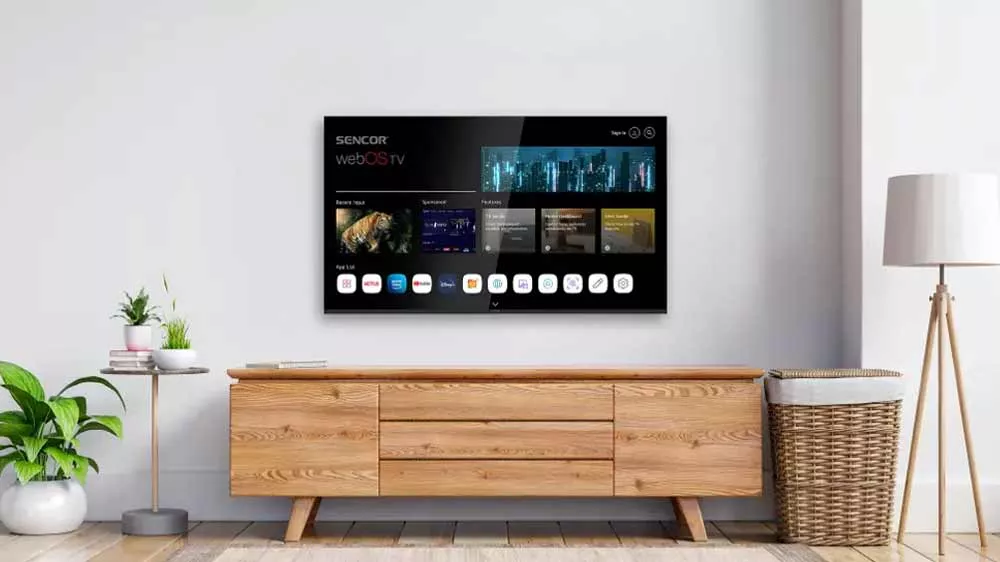WebOS Smart TV Sencor SLE 50US803B na stěně_03
