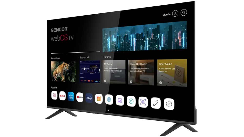 UHD televize Sencor SLE 65US803B_03