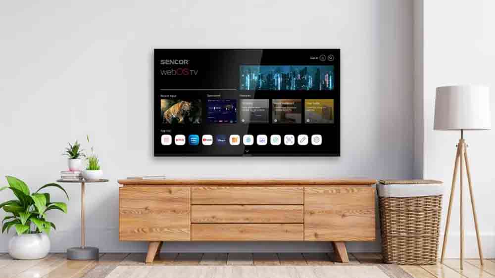 LED TV Sencor SLE 55US804B v obytnej pokoji_05