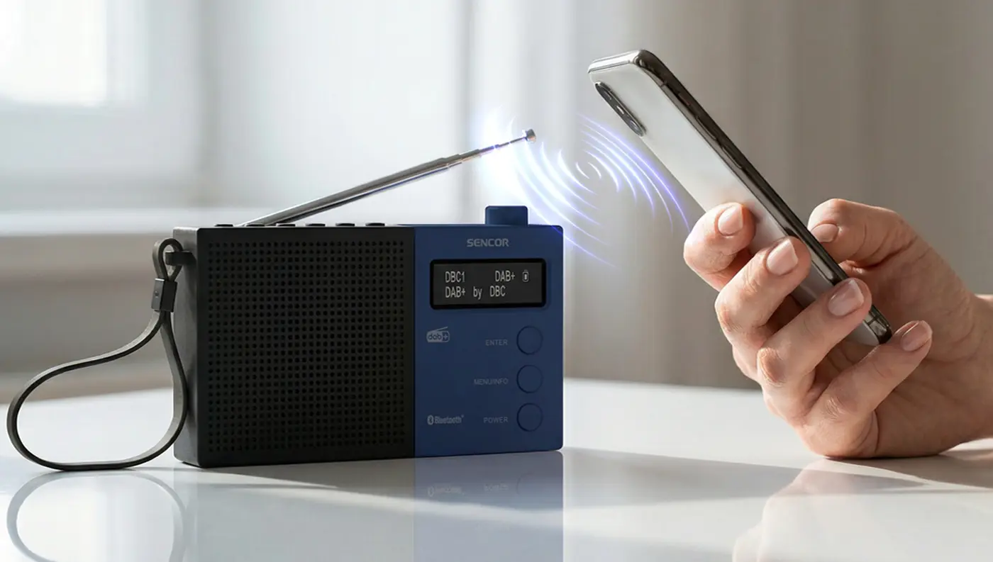 Poč&uacute;vanie hudby cez Bluetooth