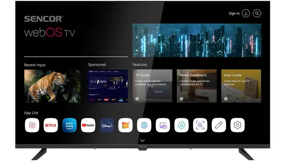LED televize Sencor SLE 40FS810B_01