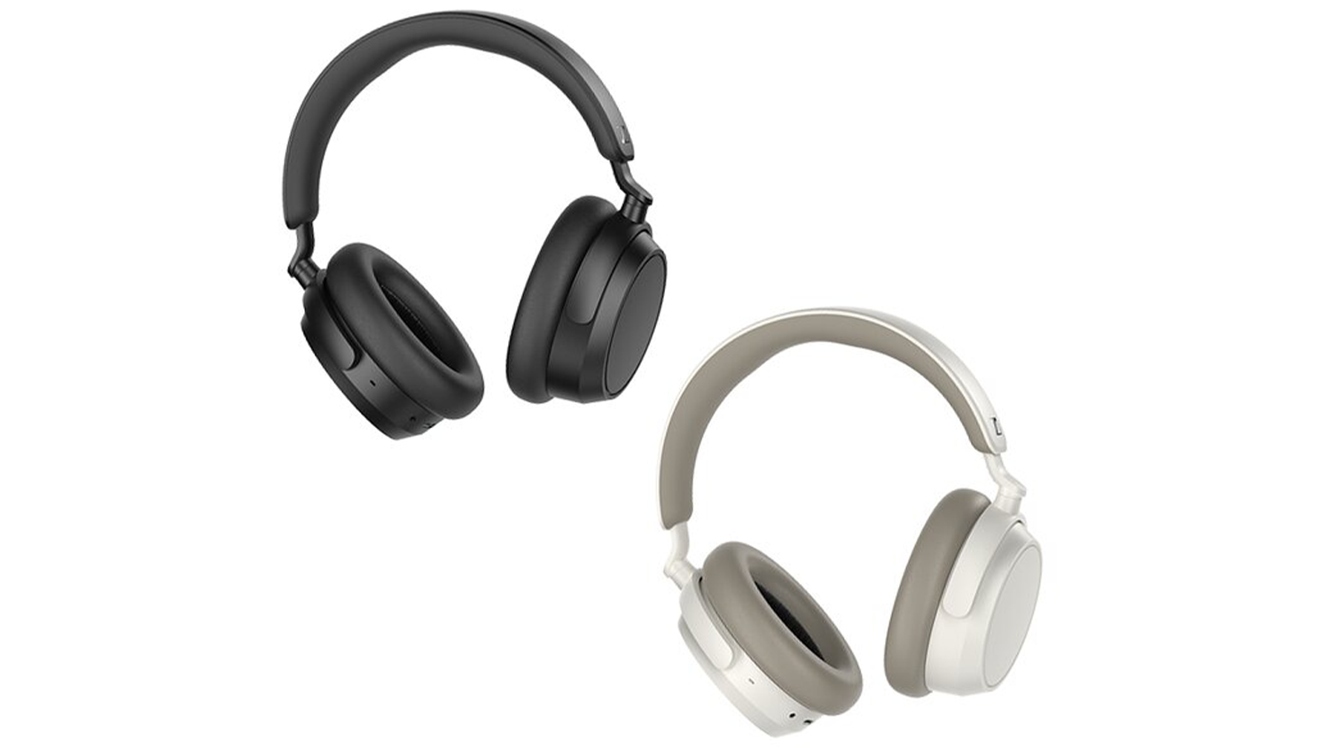 Čierne a biele slúchadlá Sennheiser ACCENTUM Plus