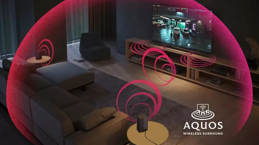 Syst&eacute;m AQUOS Wireless Surround u televizoru QLED SHARP 50FQ5EA_04