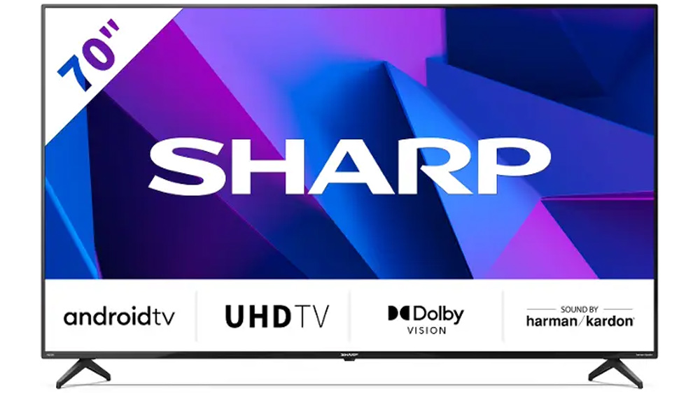 Televizor Android UHD TV SHARP 70FN2EA Frameless