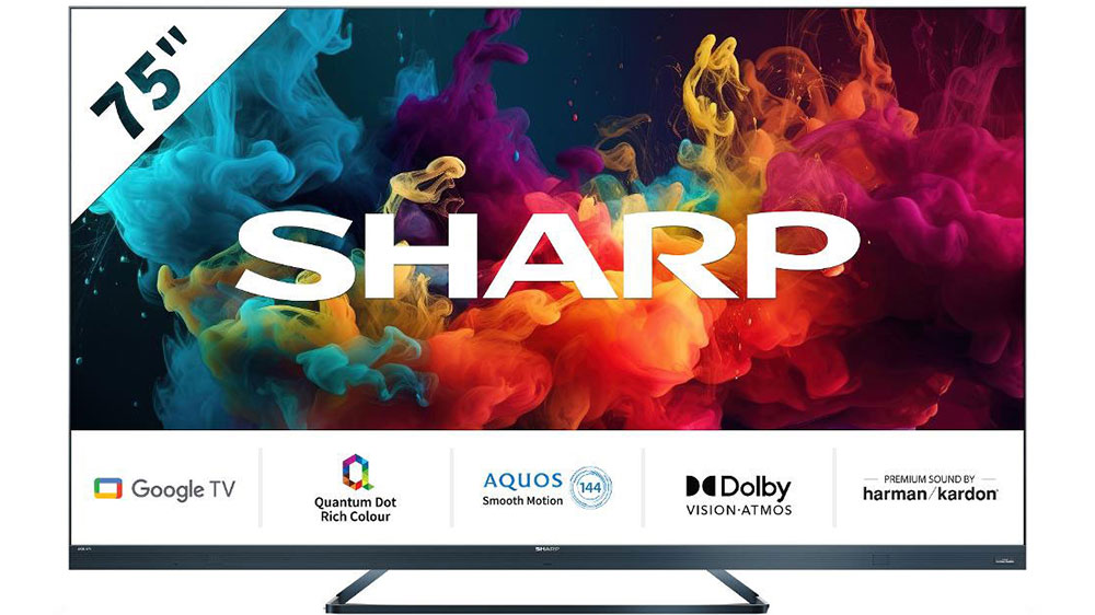 QLED Google TV SHARP 75FQ5EA _01