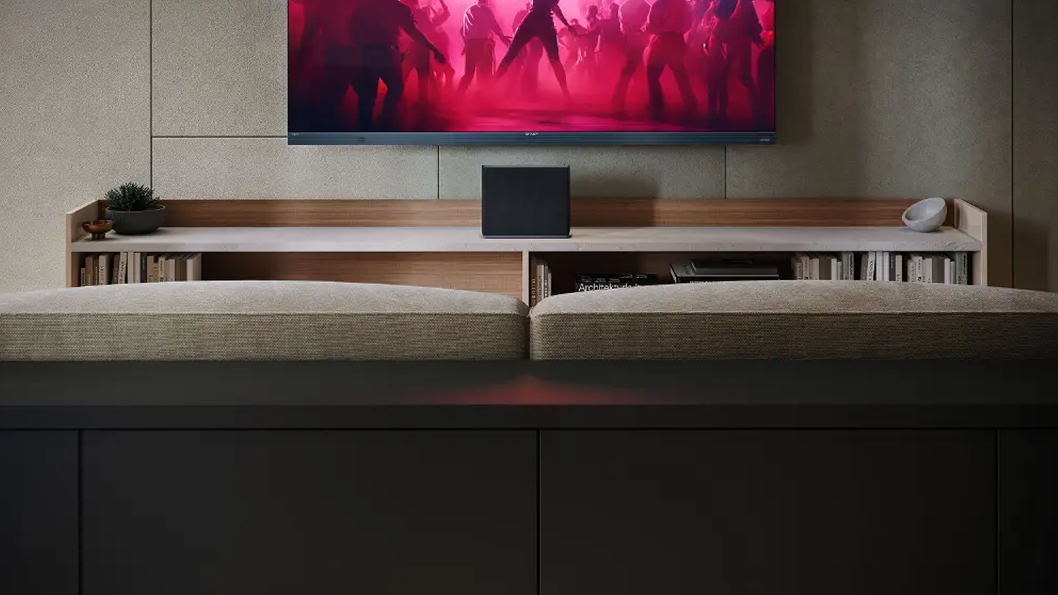 Reprosystém před TV