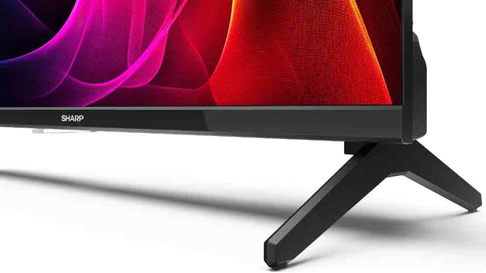 Stojánek a konektory televize Sharp – pohled z boku _03
