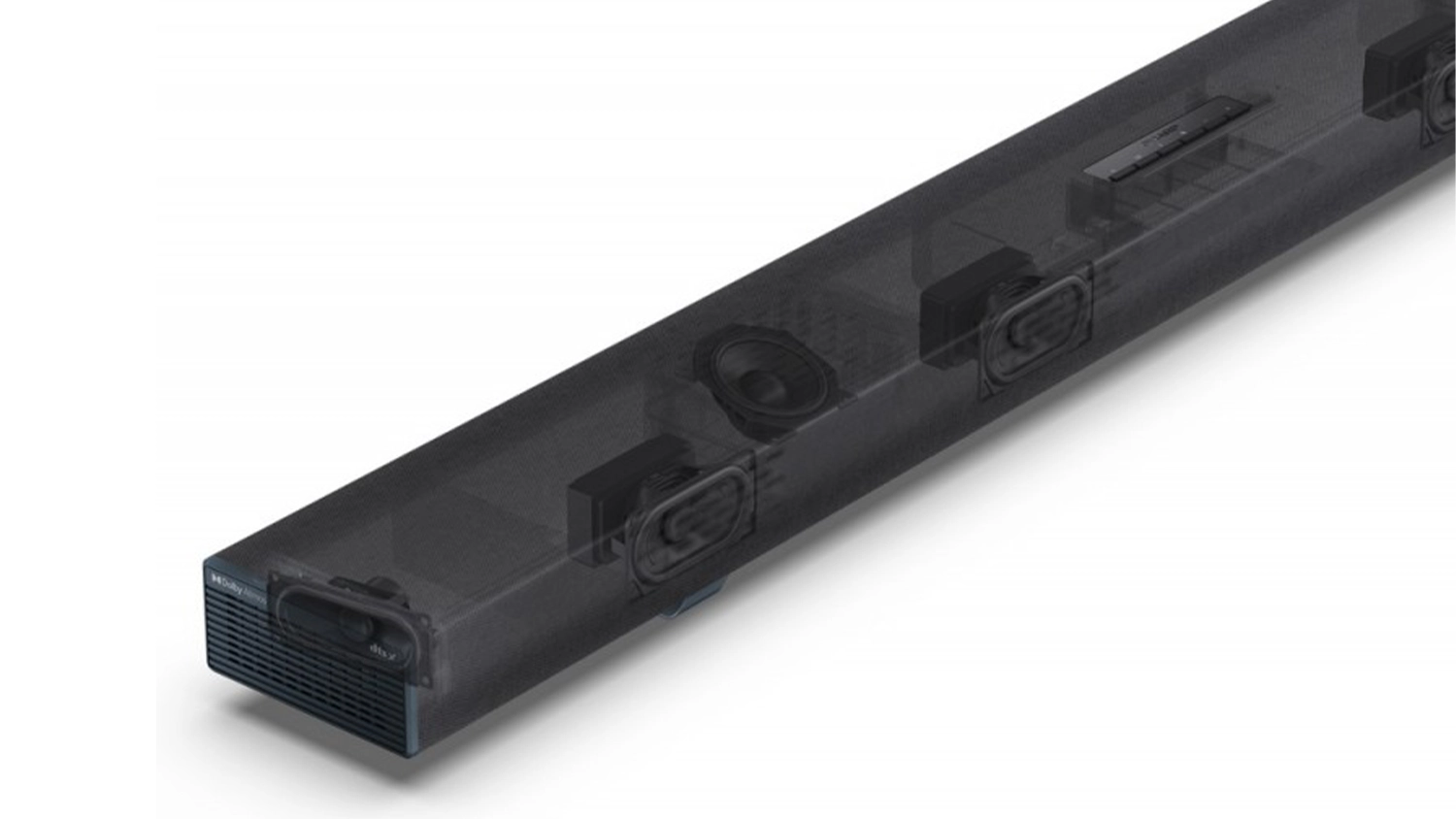 Pohľad do vn&uacute;tra soundbaru Sharp HT-SBW55121BK