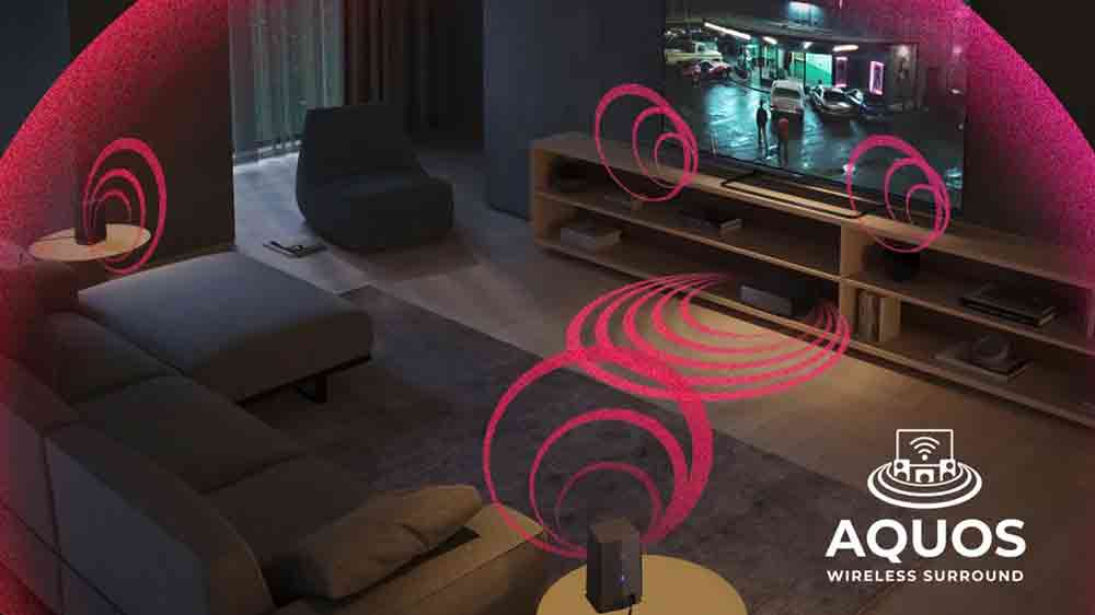 Priestorový zvuk QLED televízie Sharp _05