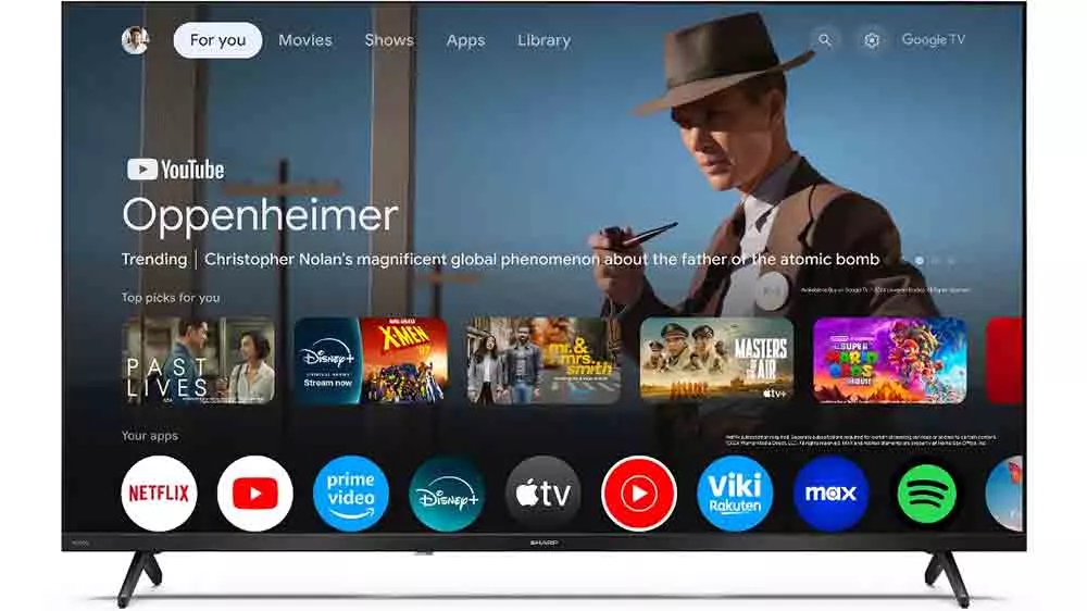Operační systém Google TV v QLED televizi Sharp 40HF3265E _03
