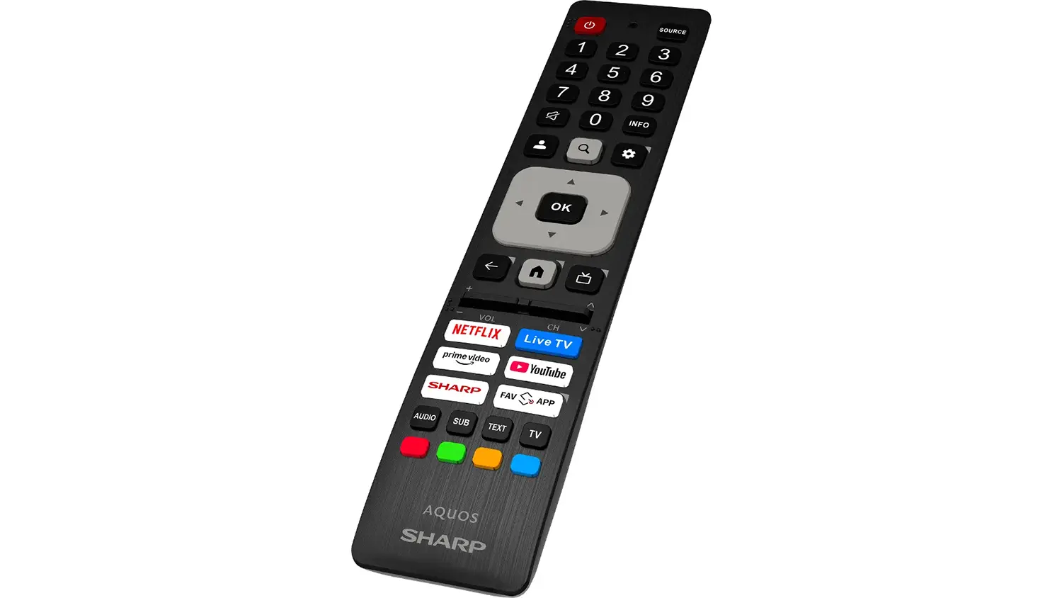 Ovladač televize Sharp