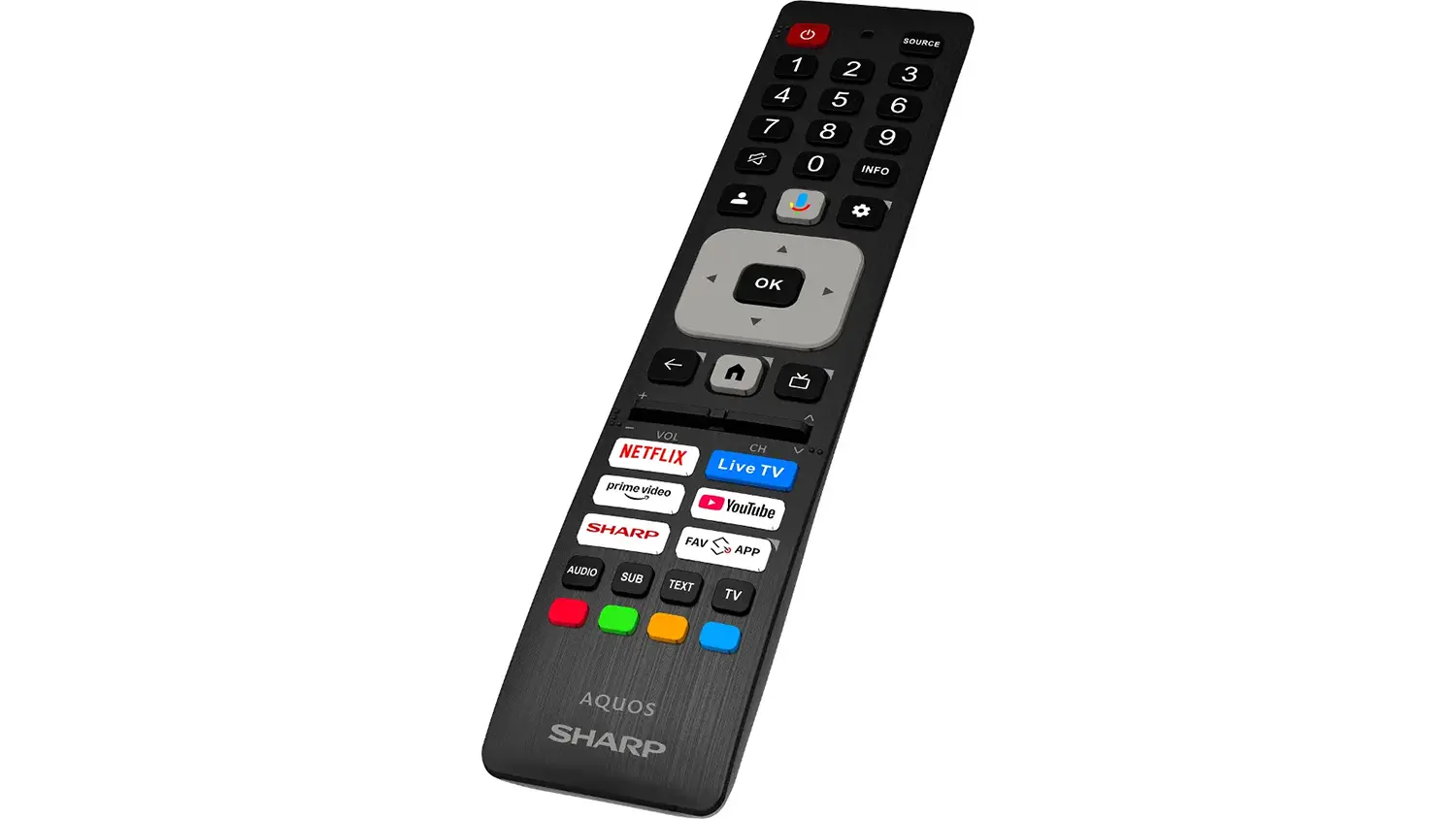 Ovladač televize Sharp