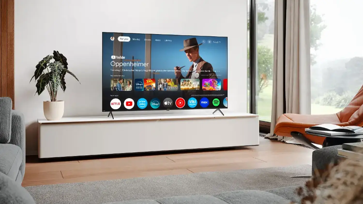 QLED televize Sharp 65HP5265E v pokoji