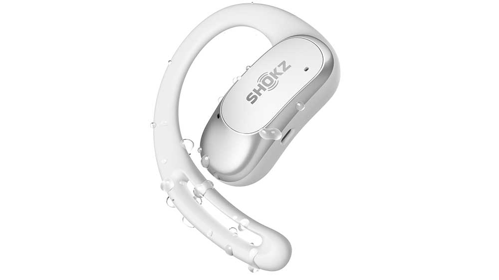 Voděodolnost IP54 u sluch&aacute;tka SHOKZ OpenFit Air_02
