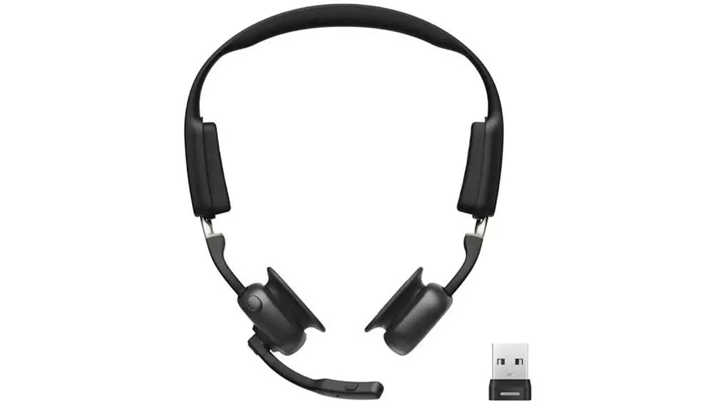 Sluchátka s mikrofonem Shokz OpenMeet UC USB-A, black_01