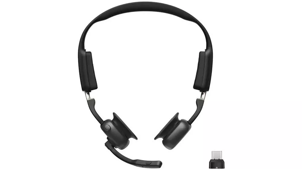 Sluch&aacute;tka s mikrofonem Shokz OpenMeet UC USB-C, black_01