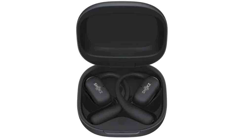 Nabíjanie slúchadiel Shokz OpenFit 2, béžových_05