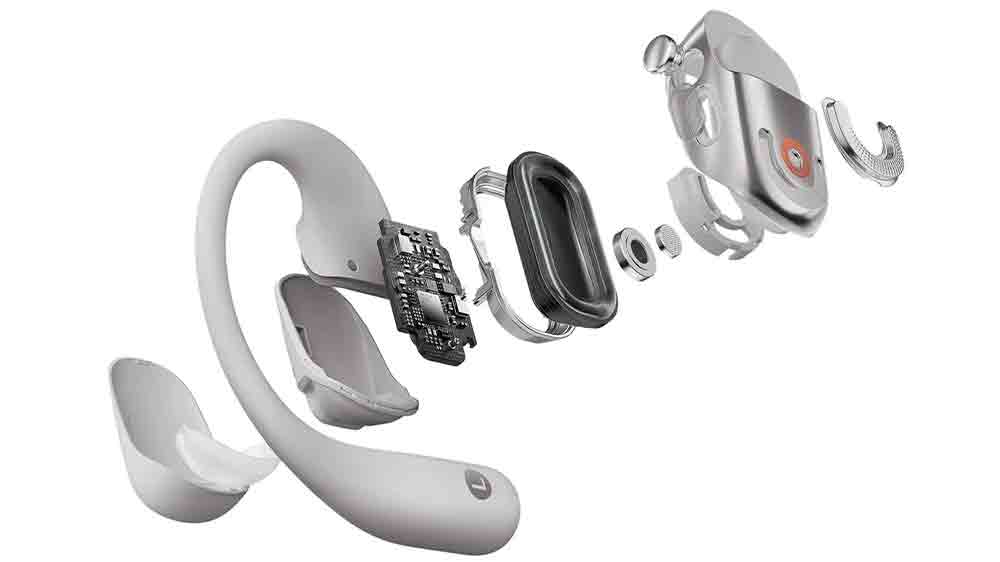 Zloženie slúchadiel Shokz OpenFit 2+, sivých_02