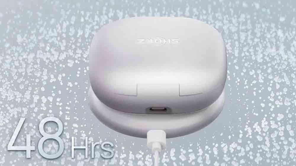 Nabíjanie slúchadiel Shokz OpenFit 2+, sivých_05