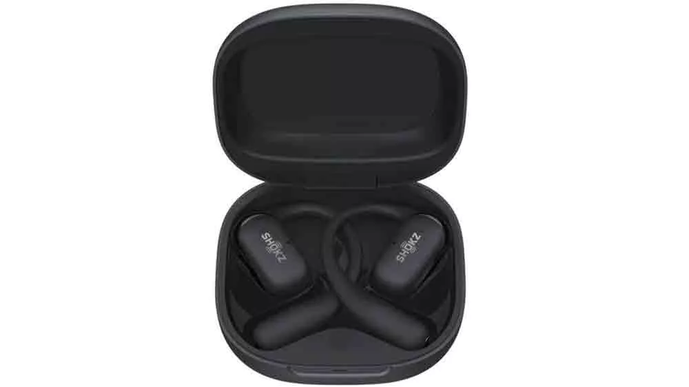 Nabíjanie slúchadiel Shokz OpenFit 2+, sivých_05