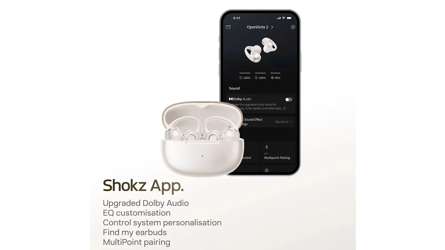 Slúchadlá Shokz s aplikáciou