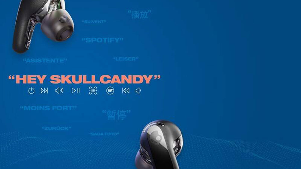 Ovládání hlasem bezdrátových sluchátek Skullcandy TW RAIL ANC_04