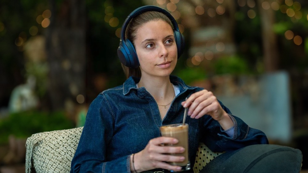 Bezdrátová sluchátka sony blue wh 1000xm4b