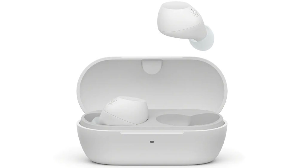 Slúchadlá SONY WF C710N biele_01