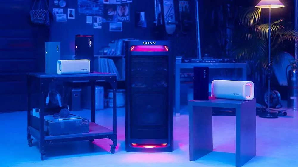 Rôzne Sony reproduktory s využitím funkcie Party Connect_04