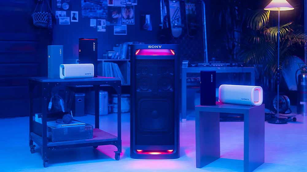 Různé Sony reproduktory při využití funkce Party Connect_04