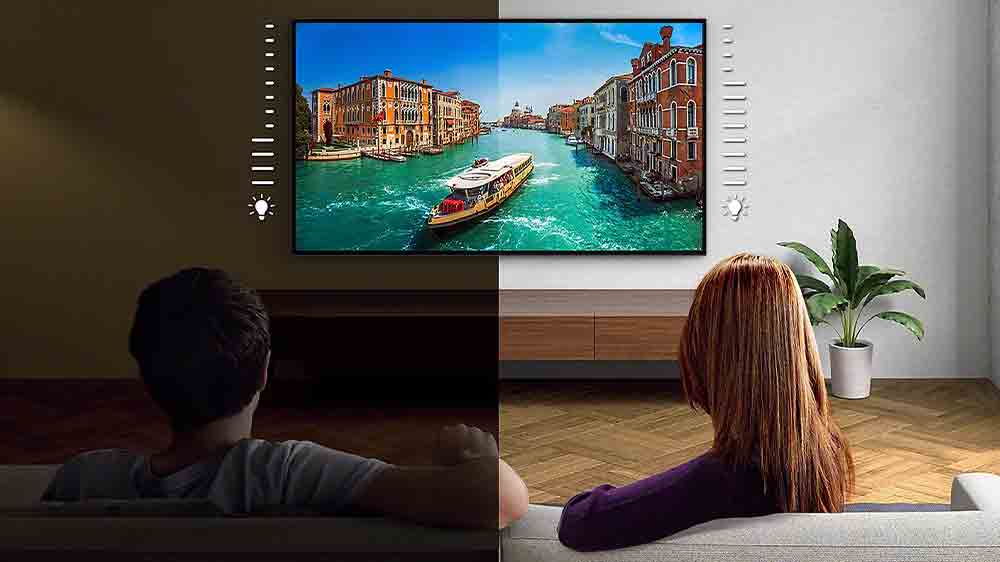 Funkce optimalizovan&eacute;ho jasu na obrazovce televize Sony BRAVIA