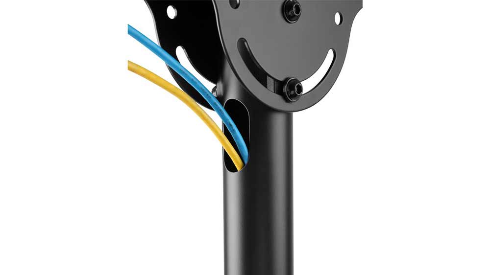 Stropní polohovatelný držák na TV Stell SHO 3900 uložení kabelů_03