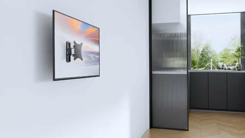 Polohovatelný držák na TV Stell SHO 4500 v interiéru_03