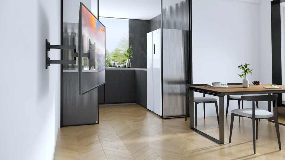 Polohovatelný držák na TV Stell SHO 4540 v interiéru_03