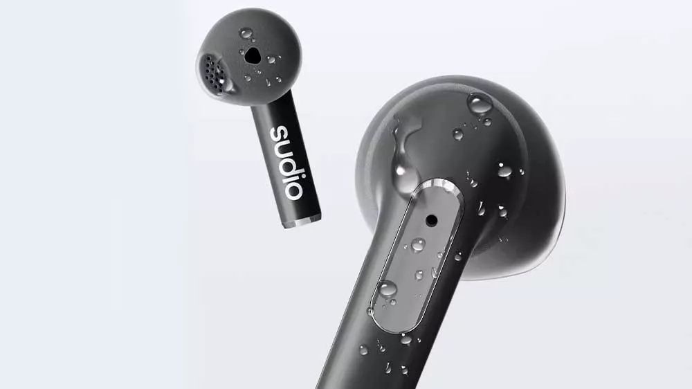 Voděodolnost bezdrátových sluchátek Sudio N2_02