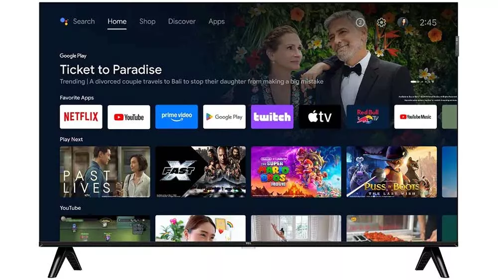 Rozhran&iacute; Android TV na televizi TCL 32V5C_04