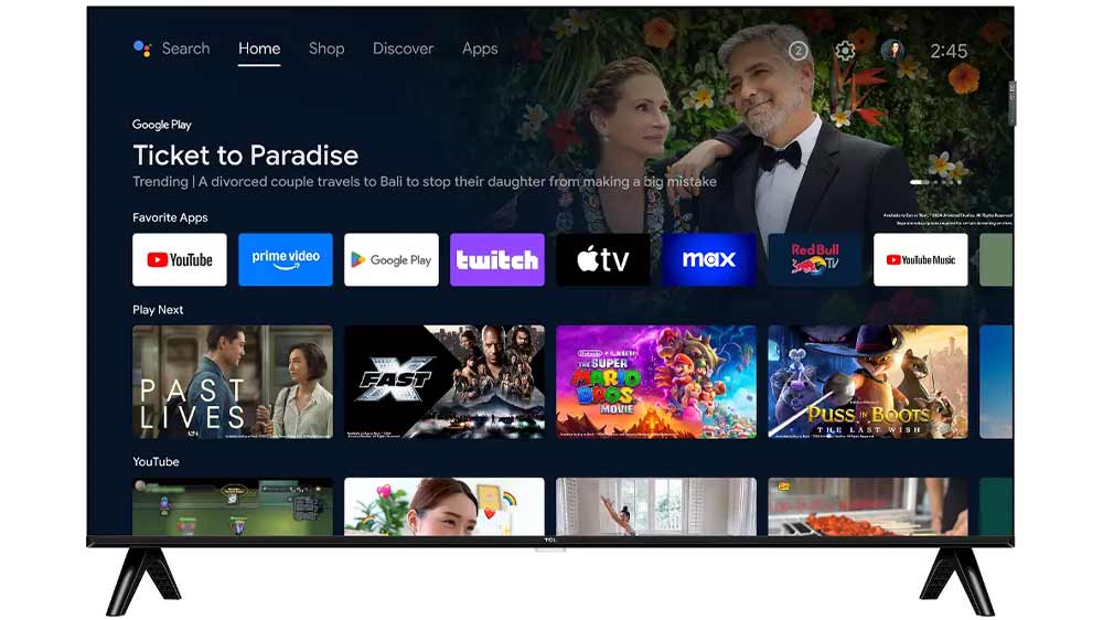 Rozhraní Android TV na televizi TCL 32V4C_04