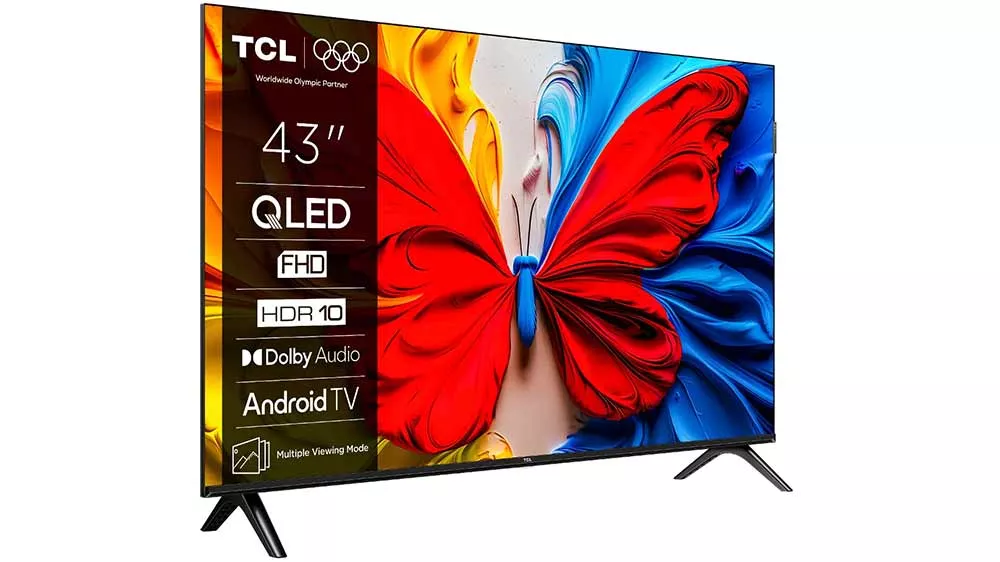 QLED televize TCL 43S5K z boku_03