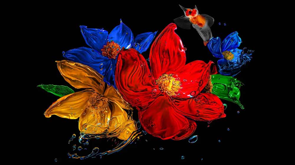 Farebné kvety vo vode_02