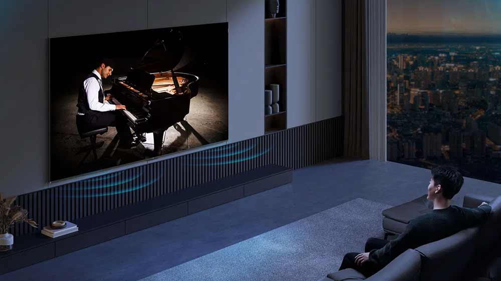 Vizualizácia zvuku vychádzajúceho z televízora TCL 75P8K _04