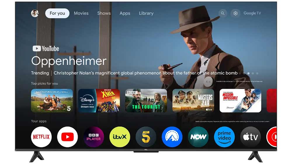 Rozhranie Google TV na televízore TCL 75V6C_05