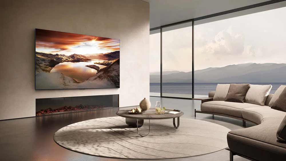 Televízor TCL 98C6K prirobený na stenu v obývačke_07