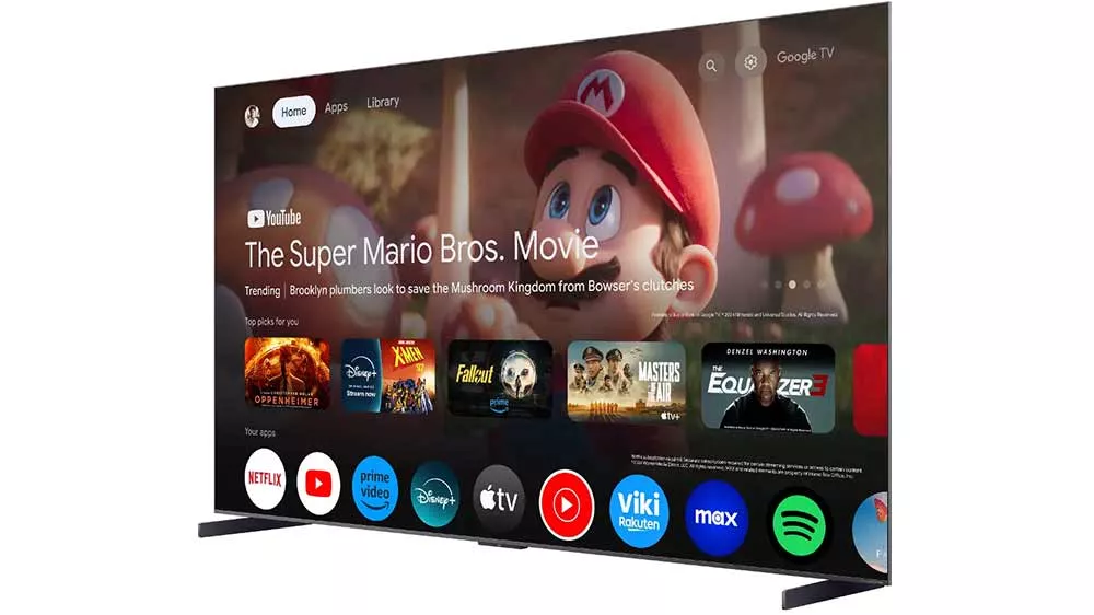 Aplikace na televizi TCL 85C8K Mini LED QLED_06