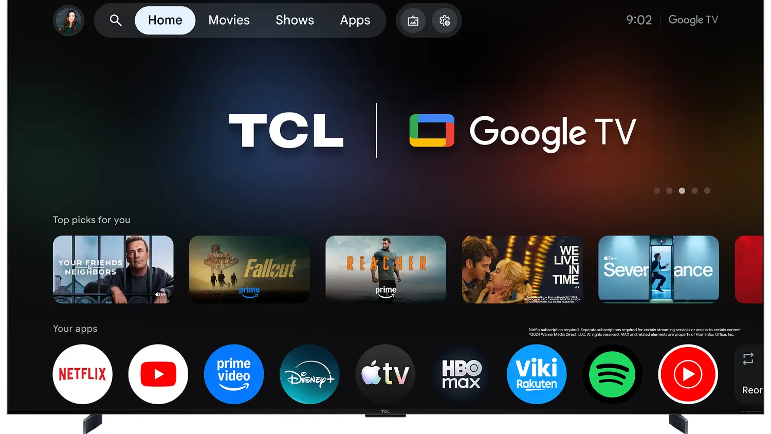 Syst&eacute;m Google TV