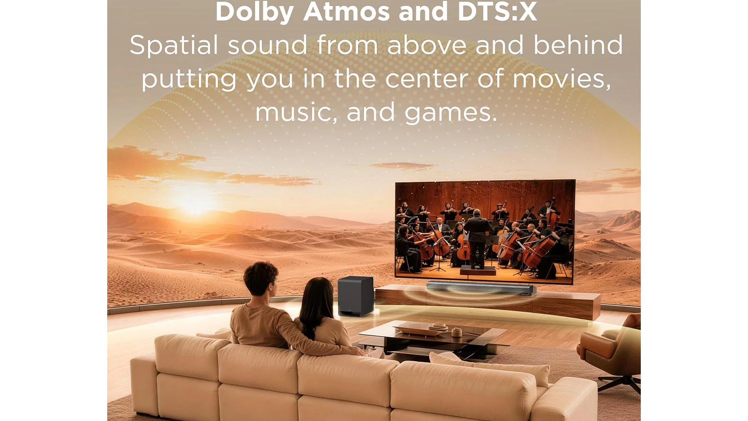 Soundbar s podporou Dolby Atmos