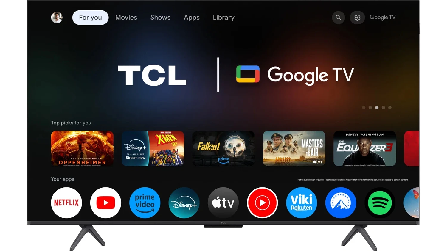 Televízor TCL s OS Google TV